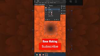 Beautiful Rose Design in Illustrator CC #illustrator #graphicdesign #vralvideo #youtybeshorts
