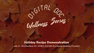 Holiday Recipe Demonstration | WEBINAR