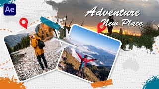 Travel Slideshow in After Effects | After Effects Tutorial | Effect For You