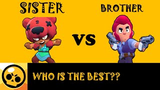 Brawl Stars #5: SISTER vs BROTHER GAMEPLAY| NEW UPDATE 2020| New Mr.P Jump, How to get #1