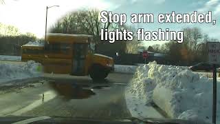 School bus stop arm violations