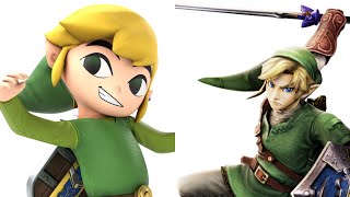 Toon Link vs Link in Super Smash Bros Brawl (Remaster)