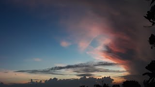 Beautiful Stormy Sunrise with relaxing cricket sounds| Ho Chi Minh City | Vietnam 🇻🇳