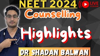 Highlight 48:25 – 53:25 from LIVE : UP NEET COUNSELING discussion