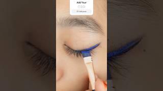 Create simple eyeliner in 10 seconds #shorts #eyeliner