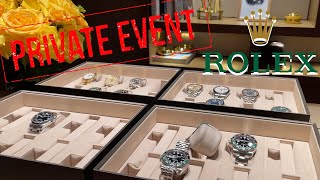 Private Rolex watch shopping event at Rolex Store - new GMT Master 2 new Airking new Datejust