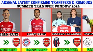 🚨 ARSENAL ALL LATEST CONFIRMED TRANSFERS✅✅ AND TRANSFER RUMOURS 🔥 SUMMER 2024 FT CALAFIORI, MERINO,