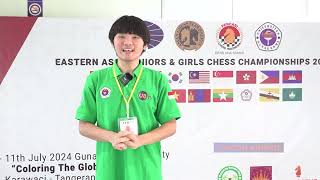 130. Liputan Khusus Wawancara Liaison Officer di Acara EASTERN ASIA JUNIORS & GIRLS CHESS CHAMPIONSH