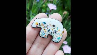 Enamel Animal Cabochons