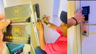 DIGITAL DOOR LOCK by HOMESECURE UNBOXING and INSTALLATION | LAS PINAS