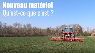 Nouveau matériel arrivé à la ferme