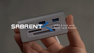 SABRENT USB3.0 Hub with Multi Card Reader #SHORTS