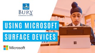 Jo Anderson - Using Microsoft Surfaces at Bury Grammar Schools