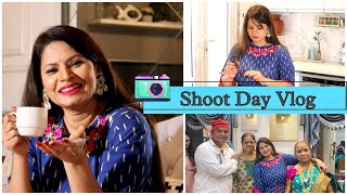 My Shoot Day Vlog & a Surprise Visit @GharchaSwaad | Megha Dhade Vlogs