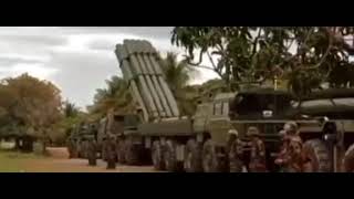 PHL 03 multiple rocket launcher of Royal Cambodia army loading rocket 🚀