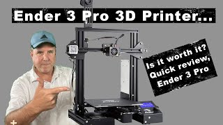 Ender 3D Pro Printer... Quick assembly & review