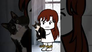 قطي الي كان مريض 😺😿