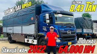 [Xe Cũ] Xe Tải Hino 8 Tấn Mui Bạt Nhôm Thùng Dài 8M6 Đời 2022 Siêu Đẹp| Mua Bán Xe Tải Hino Mới Cũ