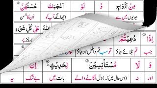 P22TL224 Taleem Ul Quran Para 22 Surah Al   Ahzab Ayaat 53   58