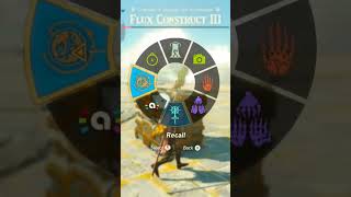 flux construct takedown the correct way. time stop and a final pounding #zeldatearsofthekingdom