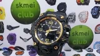 Спортивные часы SKMEI 1155 (чёрно-золотые)