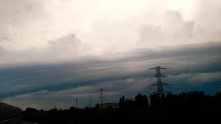 Supercell above Budapest 2018.05.24. time lapse