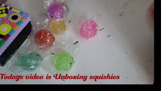 Unboxing Squishes with ASMR!