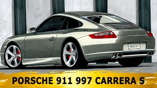 Рисуем Porsche 911 (997) | Draw a car Porsche 911(997) | How to draw Porsche 911 (997) | TechArt 911