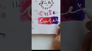 Cute calligraphy designs ✨ part 4 (final part)