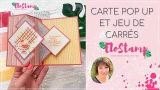 Live créatif : Carte pop up et jeu de carrés