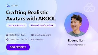 Crafting Realistic Avatars with AKOOL