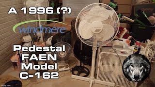 Eskie's Vlog 101924: A 1996 (?) Windmere C-162 Pedestal Fan