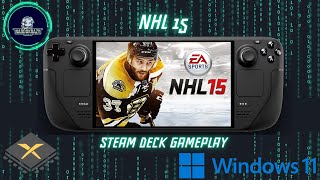 NHL 15 SteamDeck - Xenia Canary - Windows 11