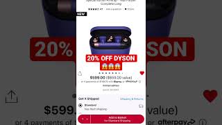 😱 20% OFF THE #dyson #dysonairwrap for #sephora Rouge VIBS ➡️ https://howl.me/cjxg1KI3aKf