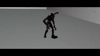 [FNAF/Blender] Burntrap walk cycles test