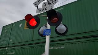 NS  Intermodal Train Meet In Swanton Ohio