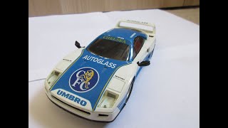 SCALEXTRIC C2152 FERRARI F40 CHELSEA SERVICED AND MANY NEW PARTS. For sale!! link in description.