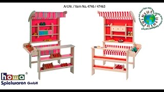 howa ® Montageanleitung Kaufladen, Art.Nr.4746/3  assembly instructions Toy shop, No.4746/3