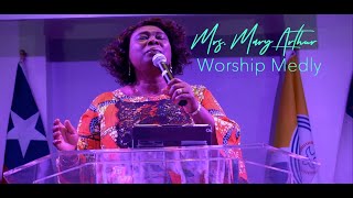 Worship Medley - Mrs. Mary Arthur (Texas Region First Lady) | COP USA