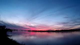 FEB 08 2019 SUNSET TIME LAPSE OWENSBORO KENTUCKY