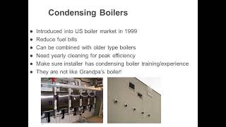 High Efficiency Boilers - Webinar 12/3/12