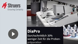 DiaPro: Präparieren Sie Ihre Proben schneller und effizienter mit DiaPro!