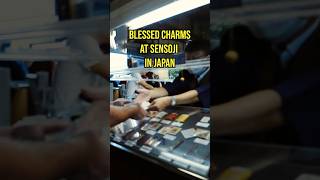 Getting our Omamori blessed at Sensoji temple in Tokyo Japan!