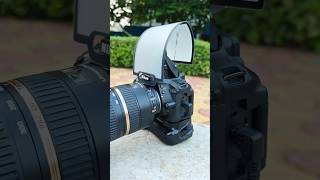 Dslr camera flash diffuser outdoor photography #shorts