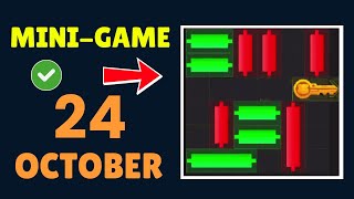 24 October 🔴Live Hamster Kombat Daily Mini-Game Puzzle Solved #hamstercombat #minigame