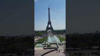 Fountains near the Eiffel Tower. Paris.  #shorts