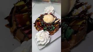 WAFFLES aren’t complete until you add WHIPPED CREAM & ICE CREAM #LongIsland #Hartford #Connecticut