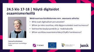 Näytä digitaidot osaamismerkeillä