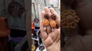 Ploymer Clay Handmade Jewelry Earrings Handmade Beautiful Floral Jewellery Earrings