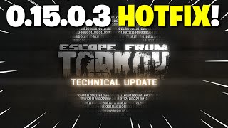 Escape From Tarkov PVE - New Changes & Fixes With Today's UPDATE! (0.15.0.3)